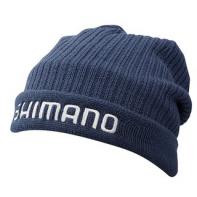 Шапка Shimano Breath Hyper +°C Fleece Knit 18 indigo CA064QID (22669182)